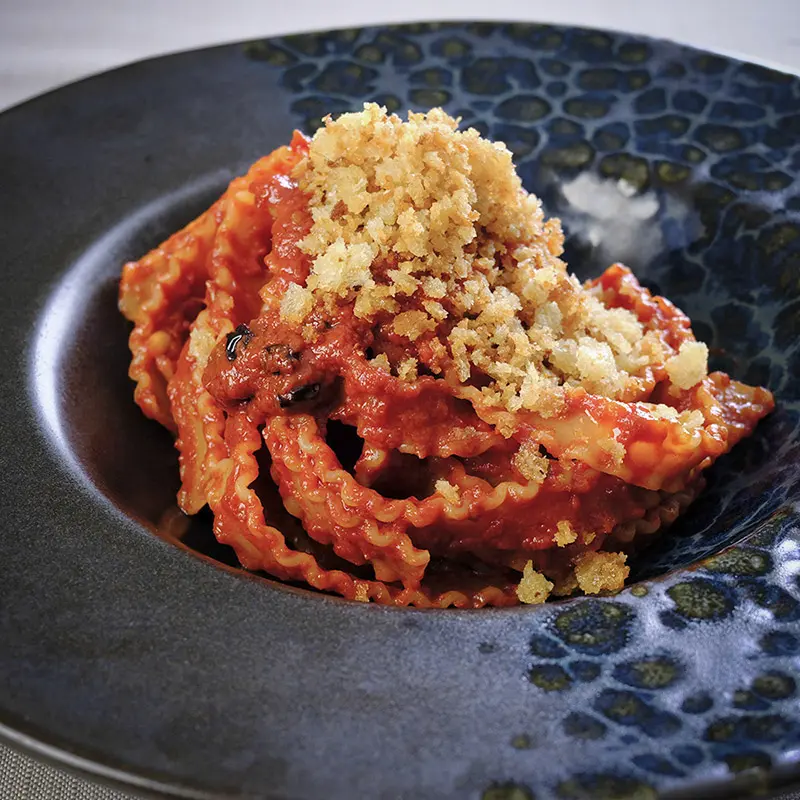 Pasta con l'anciova