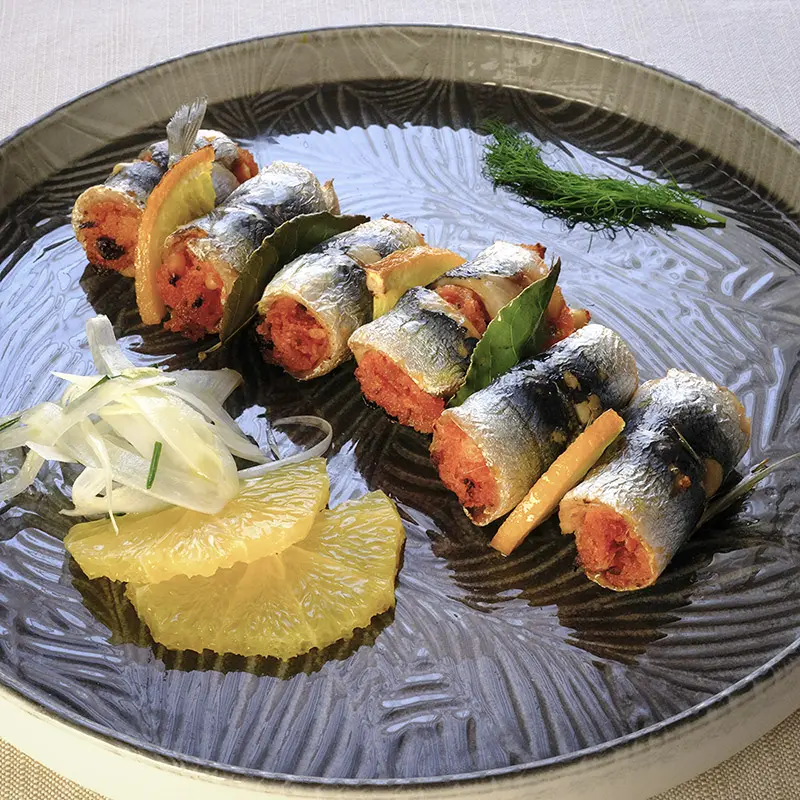 Sarde a beccafico