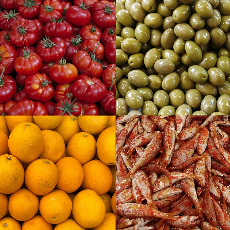 Ingredienti tipici del mercato